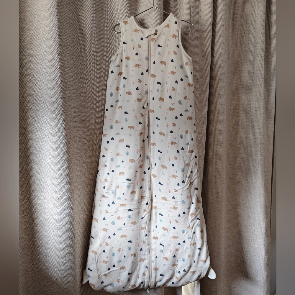 BABY MORI Sleeping Bag with Animal Print. Toddler 2-4. 2.5tog Very Warm!
